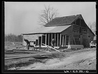 [Untitled photo, possibly related to: Old home purchased for rehabilitation client near Raleigh, North Carolina]. Sourced from the Library of Congress.
