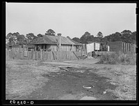 [Untitled photo, possibly related to: 's home in sawmill camp. Ashepoo, South Carolina]. Sourced from the Library of Congress.