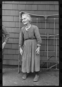 Mrs. Andrew Ostermeyer, seventy-six years old, wife of homesteader, Woodbury County, Iowa by Russell Lee