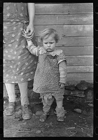 One of Ed Boltinger's children. Boltinger is a tenant of an insurance company farm, near Ringgold, Iowa by Russell Lee