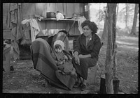 Indian mother and baby, near Little Fork, Minnesota by Russell Lee
