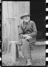 Old lumberjack, Winton, Minnesota by Russell Lee