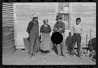 [Untitled photo, possibly related to: Mexican beet workers family, near Fisher, Minnesota] by Russell Lee