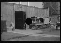 [Untitled photo, possibly related to: Old livery stable, East Side, New York City] by Russell Lee