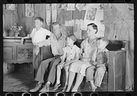 [Untitled photo, possibly related to: Family of FSA (Farm Security Administration) client and former sharecropper. Southeast Missouri Farms] by Russell Lee
