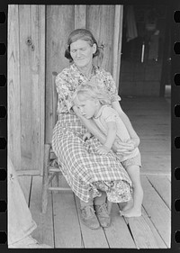 Grandmother and child, Southeast Missouri Farms by Russell Lee