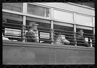 People in streetcar, Washington, D.C. by Russell Lee