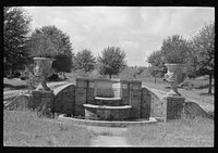 Entrance to Riverside Park, "bust" real estate development north of New Orleans, Louisiana by Russell Lee