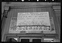 Sign, Decatur Street, New Orleans, Louisiana by Russell Lee