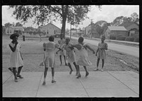 [Untitled photo, possibly related to: Little girls playing, Lafayette, Louisiana] by Russell Lee