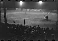 [Untitled photo, possibly related to: Night baseball, Marshall, Texas] by Russell Lee