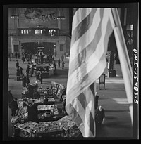 [Untitled photo, possibly related to: Chicago, Illinois. Union Station train concourse]. Sourced from the Library of Congress.