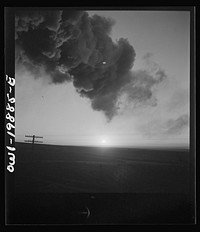 Quinlin, Oklahoma. Sunrise. Sourced from the Library of Congress.