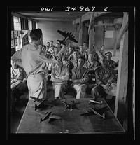 Daniel Field, Georgia. Air Service Command. A class in aircraft identification. Sourced from the Library of Congress.