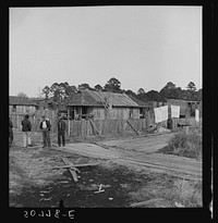 [Untitled photo, possibly related to: 's home in sawmill camp. Ashepoo, South Carolina]. Sourced from the Library of Congress.