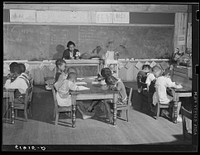 First grade in Flint River Farms school, Georgia. Sourced from the Library of Congress.