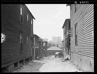 Slums in  district. Atlanta, Georgia. Sourced from the Library of Congress.