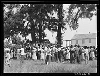  Fourth of July picnic near Beaufort, South Carolina. Sourced from the Library of Congress.