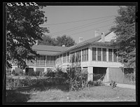 [Untitled photo, possibly related to: The Jones home. Marcella Plantation, Mileston, Mississippi Delta, Mississippi]. Sourced from the Library of Congress.