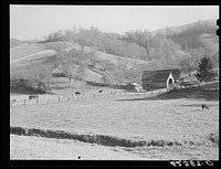 Farm scene near Asheville, North Carolina. Sourced from the Library of Congress.
