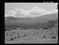 Mountain valley farming land. Boundary County, Idaho by Russell Lee