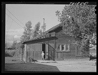 Farmhouse of FSA (Farm Security Administration) rehabilitation borrower who rents from Indians. Yakima County, Washington by Russell Lee