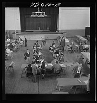 [Untitled photo, possibly related to: Salinas, California. Japanese-Americans getting information concerning evacuation orders] by Russell Lee