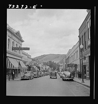 Yreka, California. On the main street. Yreka is the county seat of a county rich in mineral deposits by Russell Lee
