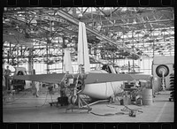 Nashville, Tennessee. Vultee Aircraft Company. In the fuselage assembly section. Sourced from the Library of Congress.