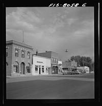 [Untitled photo, possibly related to: Sheridan, Montana. Main street. Sheridan is a trading center for a cattle and agricultural and mining section] by Russell Lee