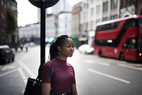 Tourist walking around in London, United Kingdom