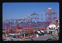 Jet Star roller coaster, Seaside Heights, New Jersey (1978) photography in high resolution by John Margolies. Original from the Library of Congress. 