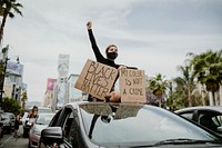 Black Lives Matter protest at Hollywood &amp; Vine. 2 JUN, 2020, LOS ANGELES, USA