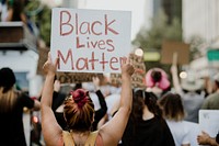 Black Lives Matter protest outside of the Hall of Justice in Los Angeles. 8 JUL, 2020, LOS ANGELES, USA