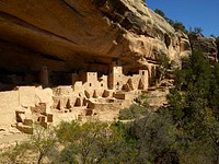Cliff Palace ruins at Mesa Verde National Park in southwestern Colorado&#39;s Montezuma County.
