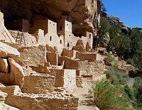 A portion of the Cliff Palace ruins at Mesa Verde National Park in southwestern Colorado&#39;s Montezuma County.