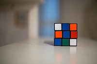 Free rubik cube game image, public domain CC0 photo.