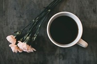 Black Coffee White Flowers 