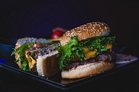 Free burger image, public domain food CC0 photo.