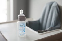 Free empty baby feeding bottle public domain CC0 photo.