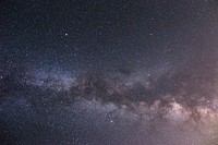 Free blue galaxy night sky public domain CC0 photo.
