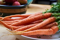 Free closeup on carrots for cooking, public domain vegetable CC0 photo