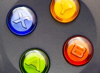 Free game controller button image, public domain CC0 photo.