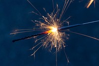 Holiday Sparklers, free public domain CC0 photo.