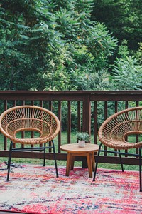 Free deck furniture image, public domain design CC0 photo.