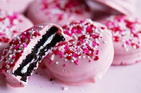 Free pink cookies image, public domain CC0 photo.