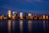 Free cityscape during night photo, public domain building CC0 image.