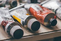 Paint tubes, free public domain CC0 photo