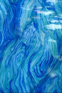 blue watery abstract