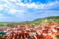 Free Prague downtown photo, public domain travel CC0 image.